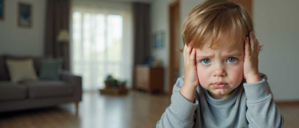 distressed child due to domestic violence