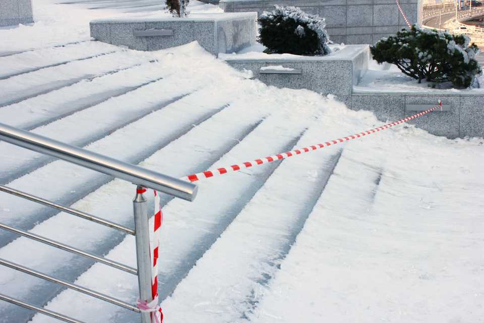 Chute glace recours faute