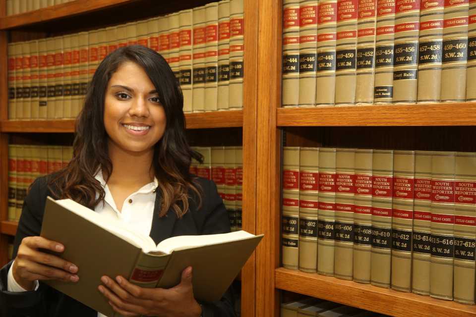 studying to become a lawyer