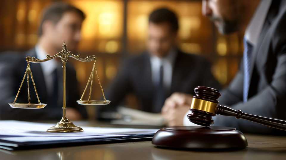 lawyers in a meeting to discuss contracts