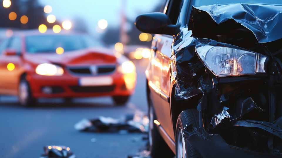 severe car accident due to drunk driving